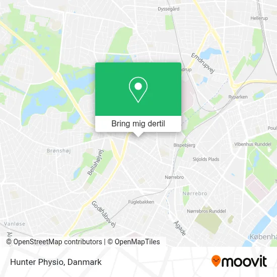 Hunter Physio kort