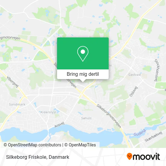 Silkeborg Friskole kort