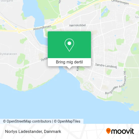 Norlys Ladestander kort