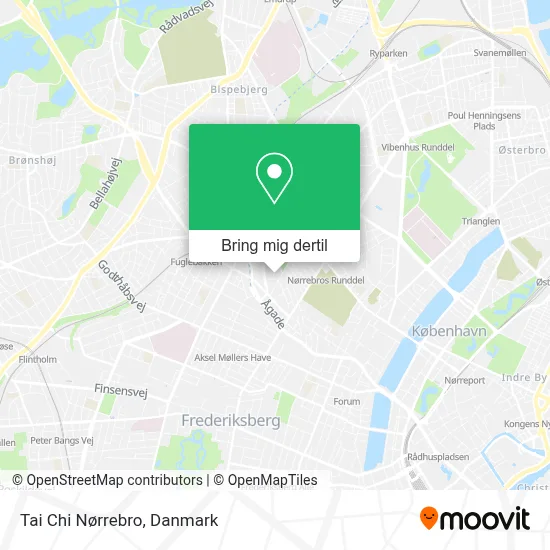 Tai Chi Nørrebro kort