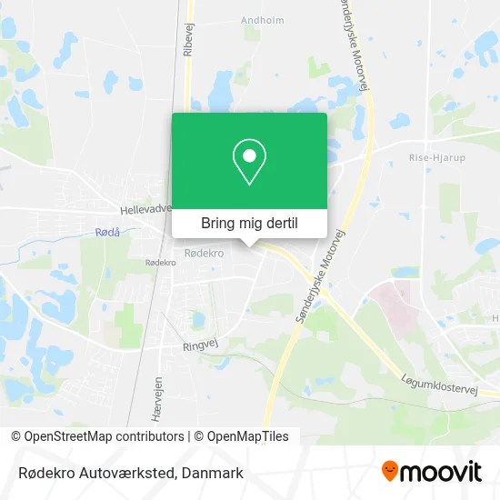 Rødekro Autoværksted kort