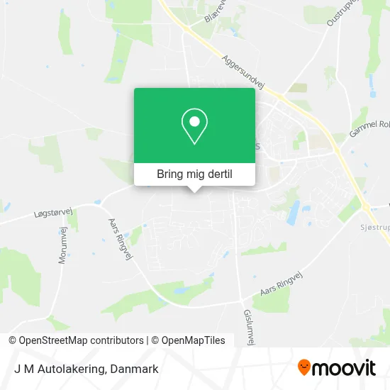 J M Autolakering kort