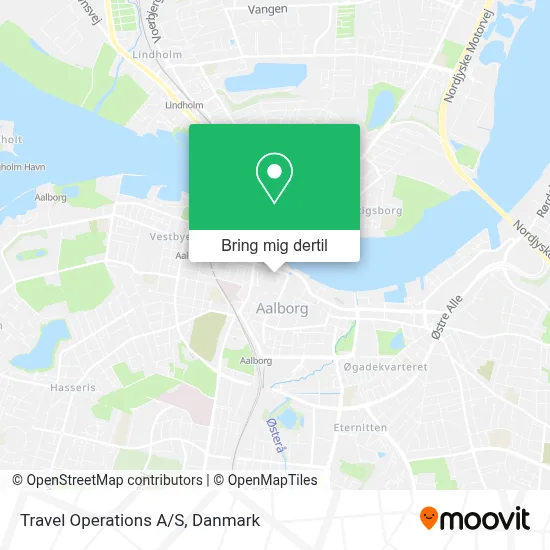 Travel Operations A/S kort