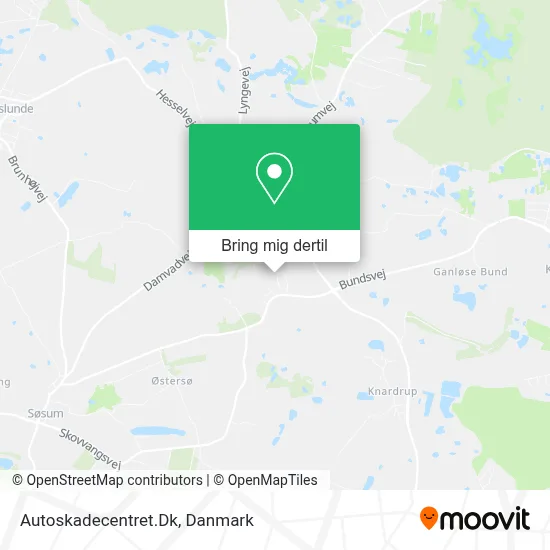 Autoskadecentret.Dk kort