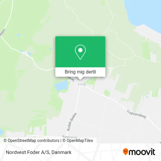 Nordvest Foder A/S kort