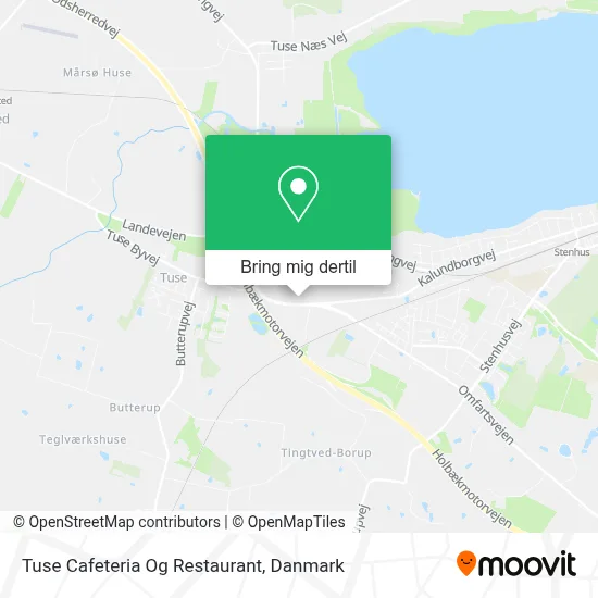 Tuse Cafeteria Og Restaurant kort