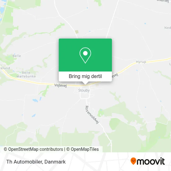 Th Automobiler kort