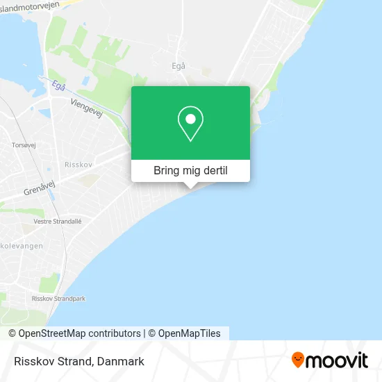 Risskov Strand kort