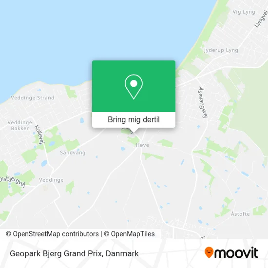 Geopark Bjerg Grand Prix kort