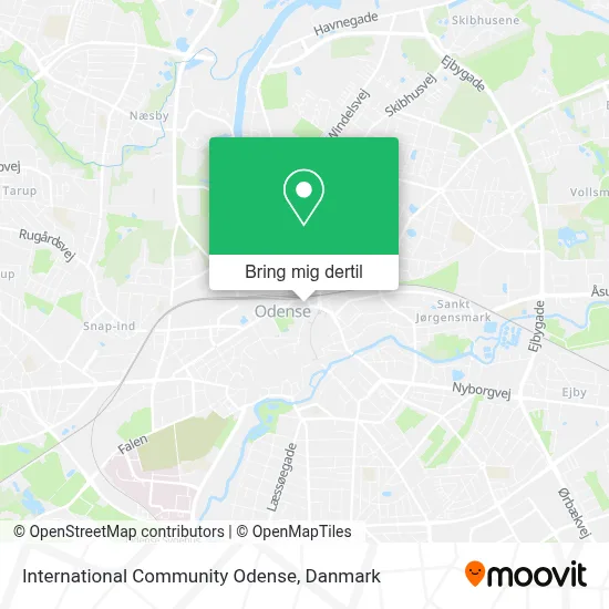 International Community Odense kort