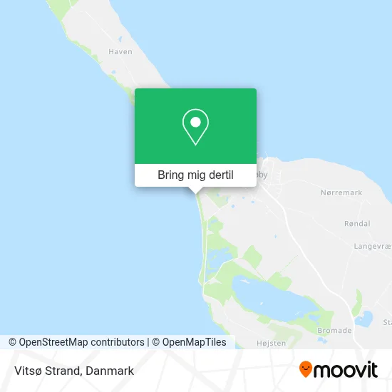 Vitsø Strand kort