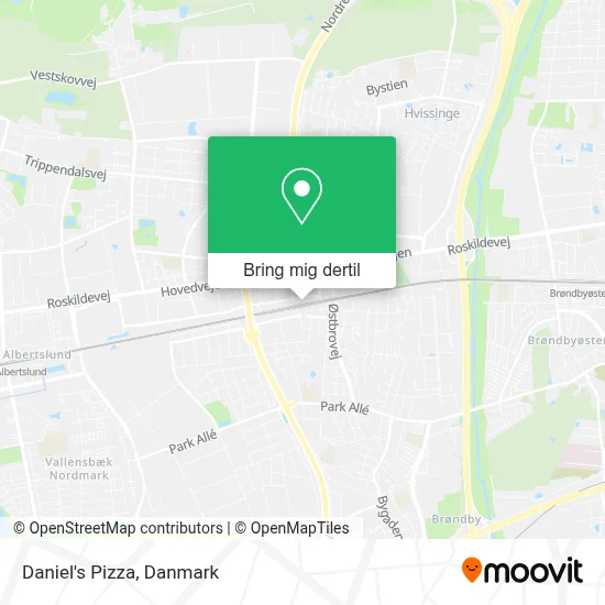 Daniel's Pizza kort