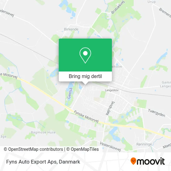 Fyns Auto Export Aps kort