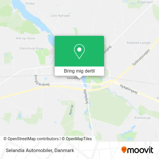 Selandia Automobiler kort
