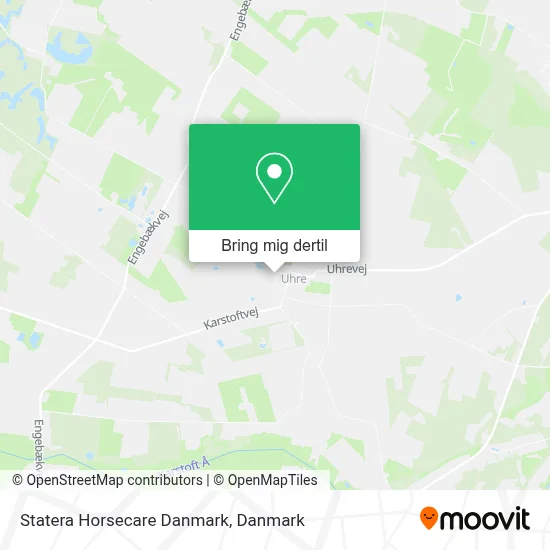 Statera Horsecare Danmark kort