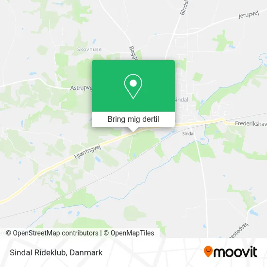 Sindal Rideklub kort