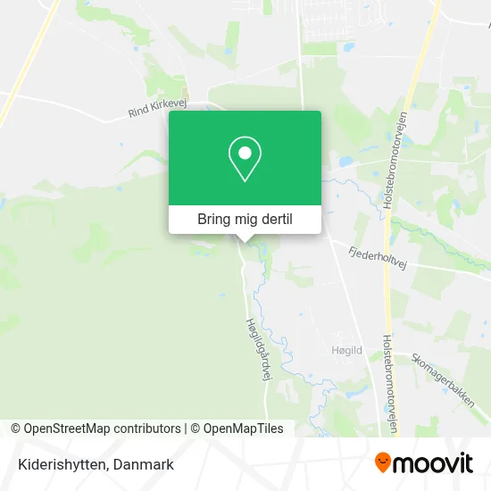 Kiderishytten kort
