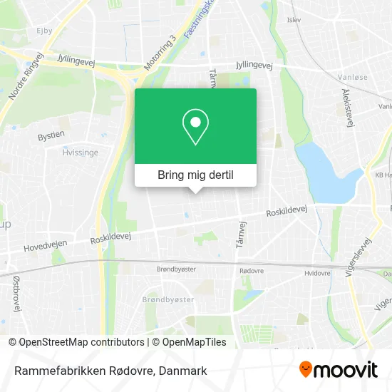 Rammefabrikken Rødovre kort