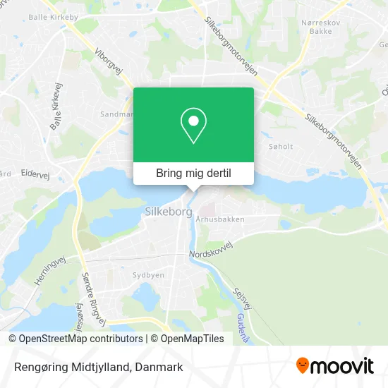 Rengøring Midtjylland kort