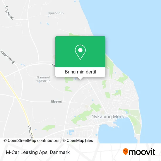 M-Car Leasing Aps kort