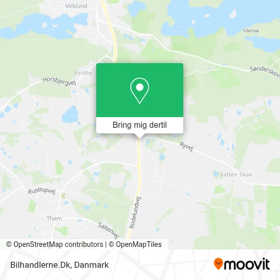 Bilhandlerne.Dk kort