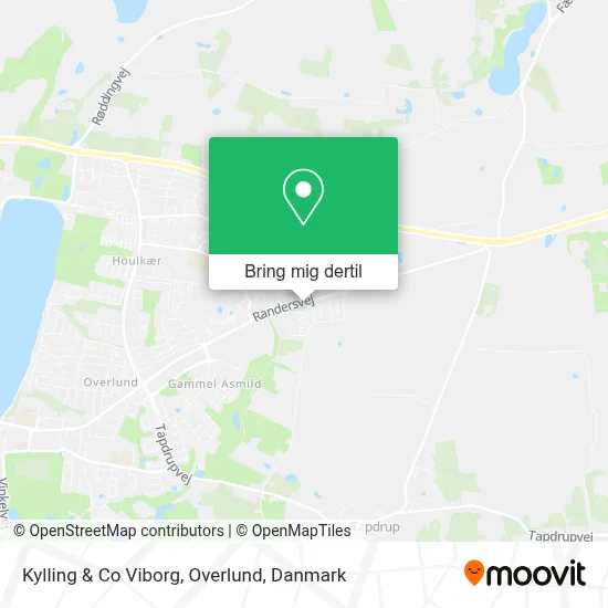 Kylling & Co Viborg, Overlund kort