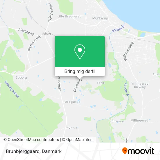 Brunbjerggaard kort