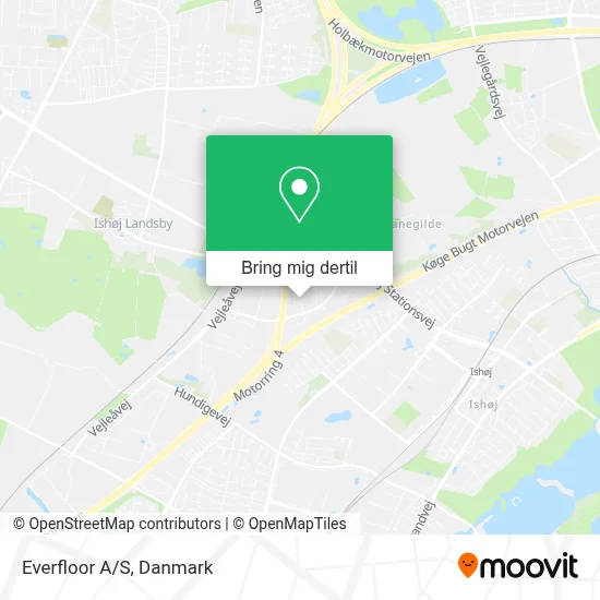 Everfloor A/S kort