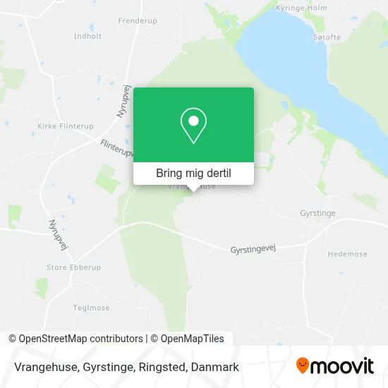 Vrangehuse, Gyrstinge, Ringsted kort