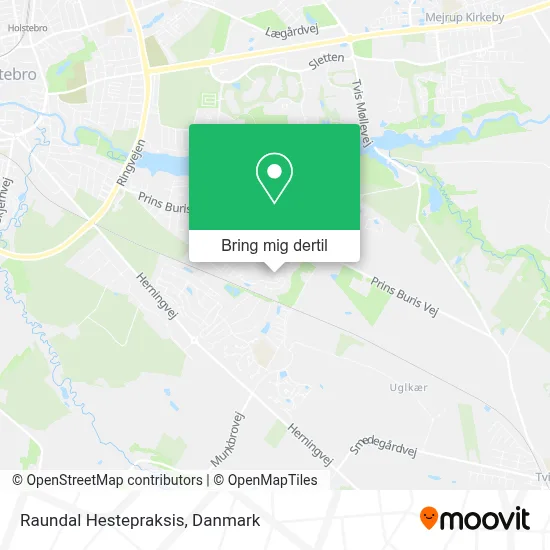 Raundal Hestepraksis kort