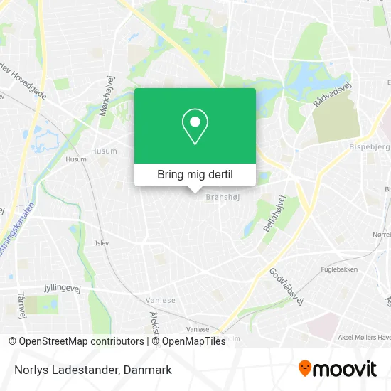 Norlys Ladestander kort