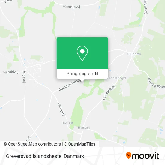 Greversvad Islandsheste kort