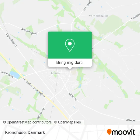 Kronehuse kort