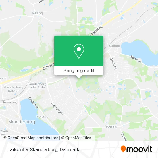 Trailcenter Skanderborg kort