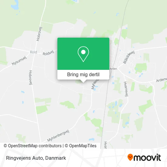Ringvejens Auto kort