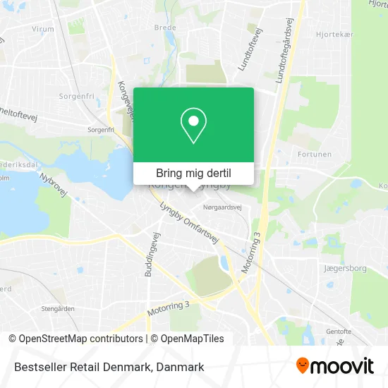 Bestseller Retail Denmark kort