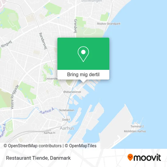 Restaurant Tiende kort