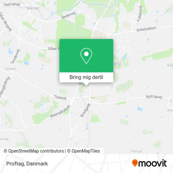Proftag kort