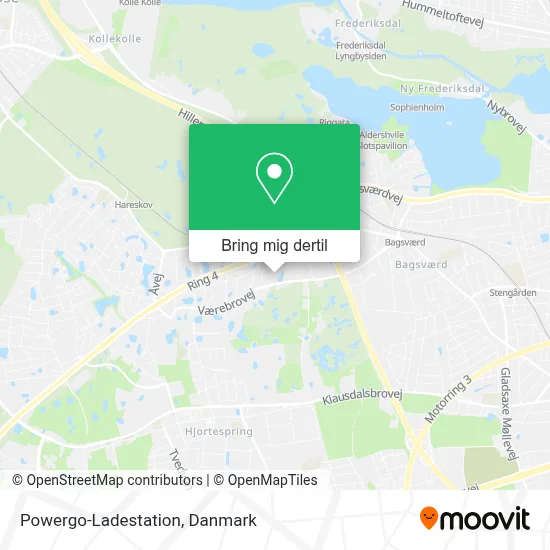 Powergo-Ladestation kort