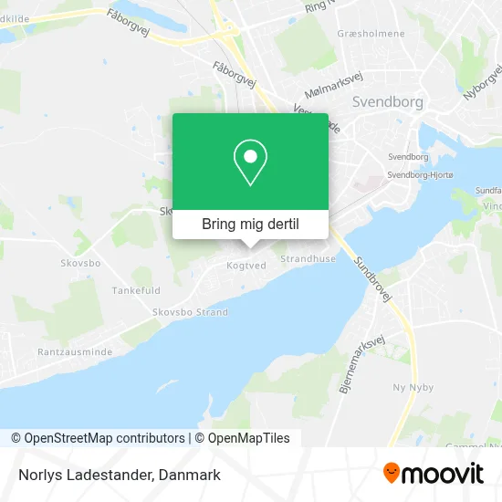 Norlys Ladestander kort