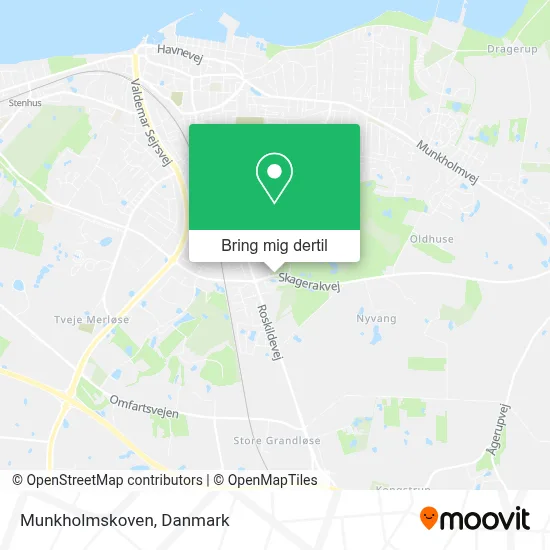 Munkholmskoven kort