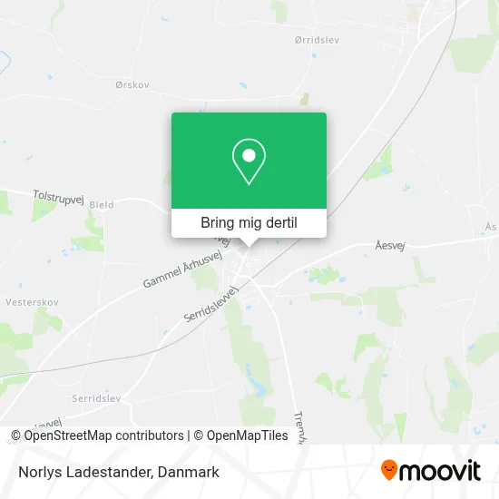 Norlys Ladestander kort