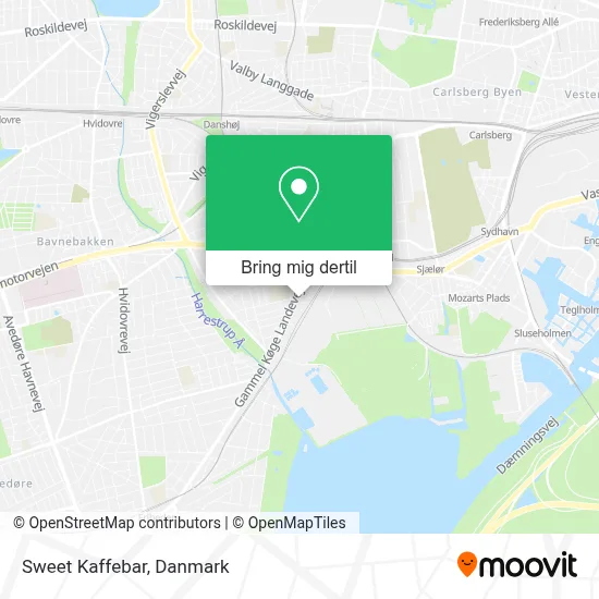 Sweet Kaffebar kort
