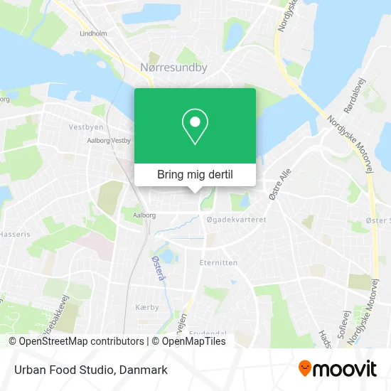 Urban Food Studio kort