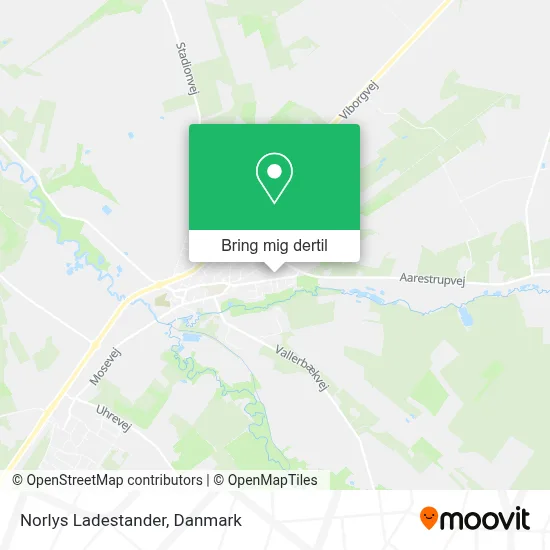 Norlys Ladestander kort