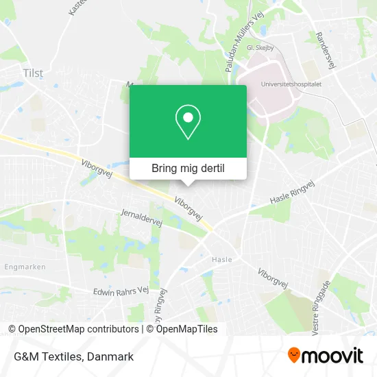 G&M Textiles kort