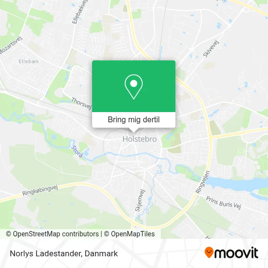 Norlys Ladestander kort