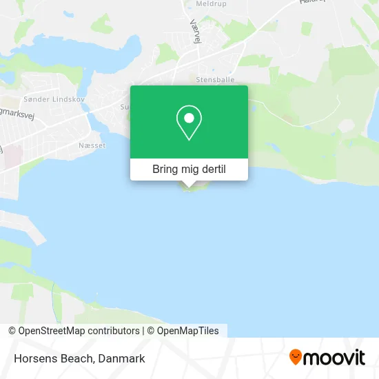 Horsens Beach kort