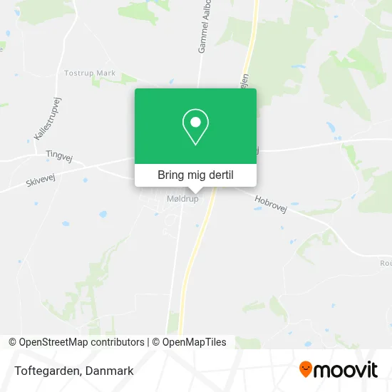 Toftegarden kort