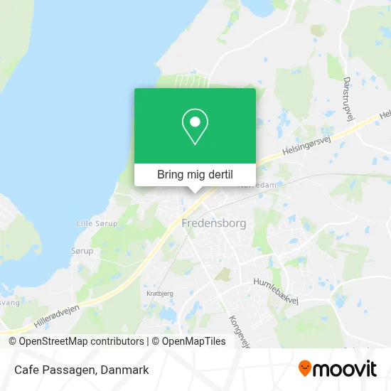 Cafe Passagen kort